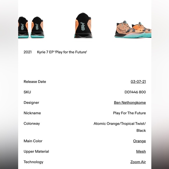 NIKE - Kyrie 7 - Picture 12 of 12